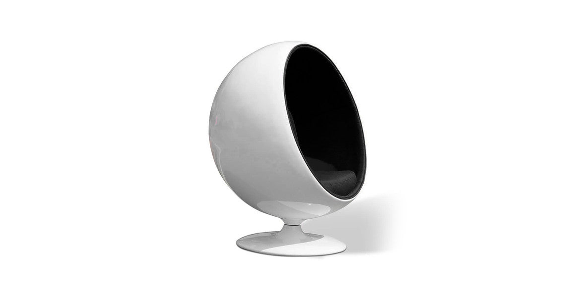 Eero Ball Chair - Glossy White Shell