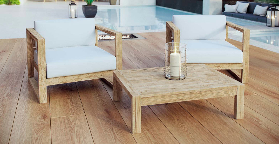 Aegean Teak Outdoor Patio Set