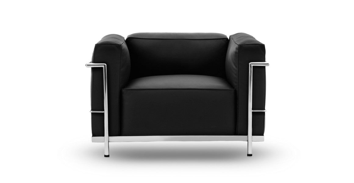 Cubist Wide Chair, Aniline Leather