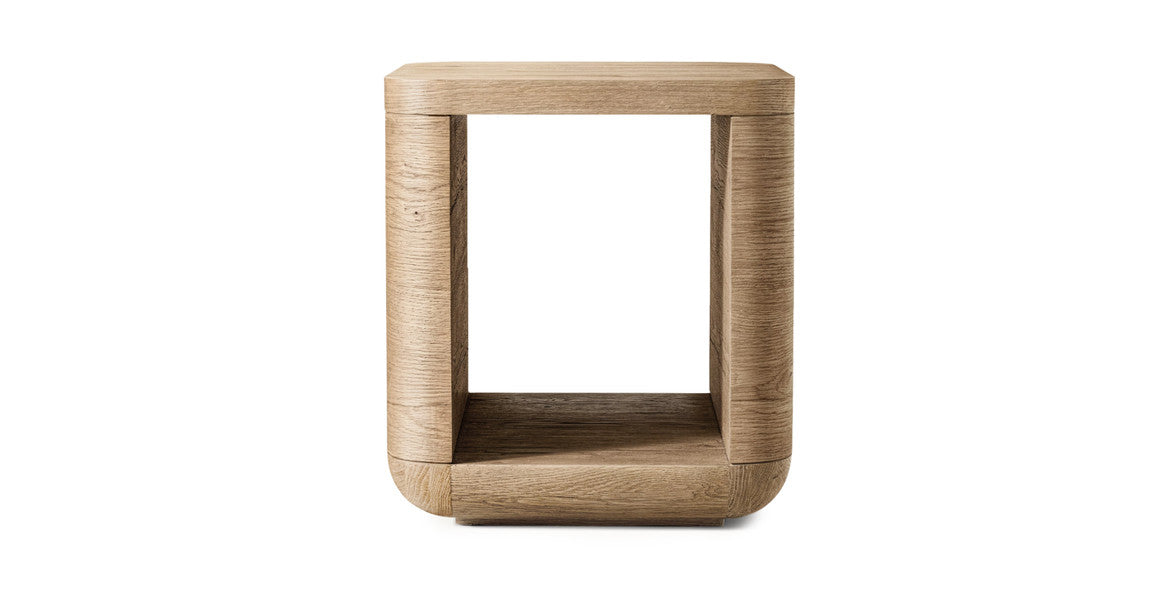 Lumora Square Solid Wood Side Table
