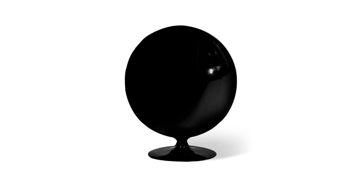 Eero Ball Chair - Glossy Black Shell