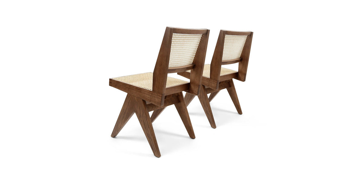 Jeanneret Teak Dining Chairs (set of 2)