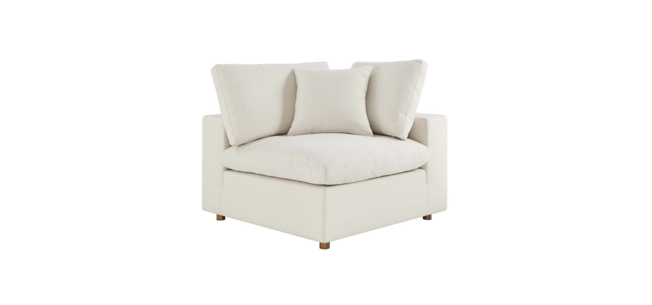 Commix Down Filled Overstuffed 4 Piece Sectional Sofa Set