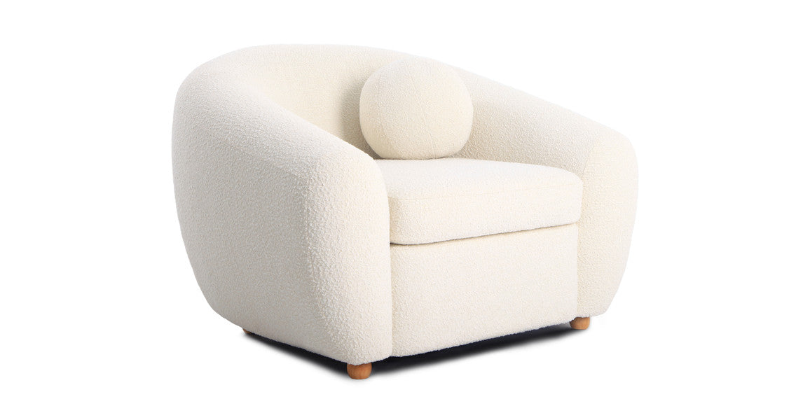 Curved Boucle Chair Fabric
