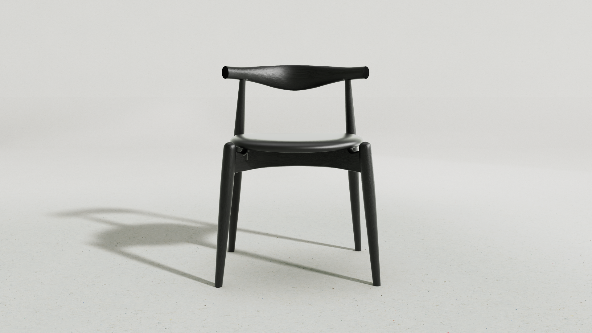 Archway Chair, Black Wood