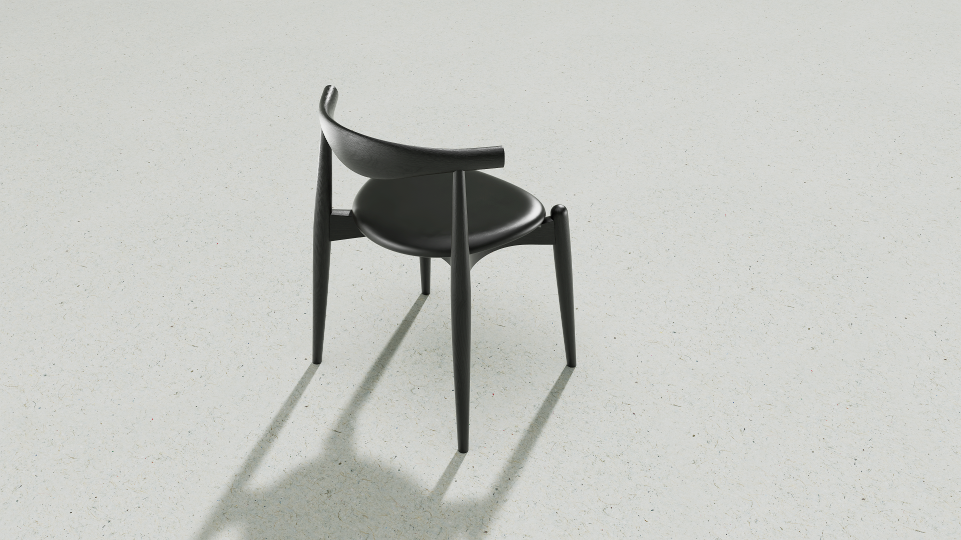 Archway Chair, Black Wood