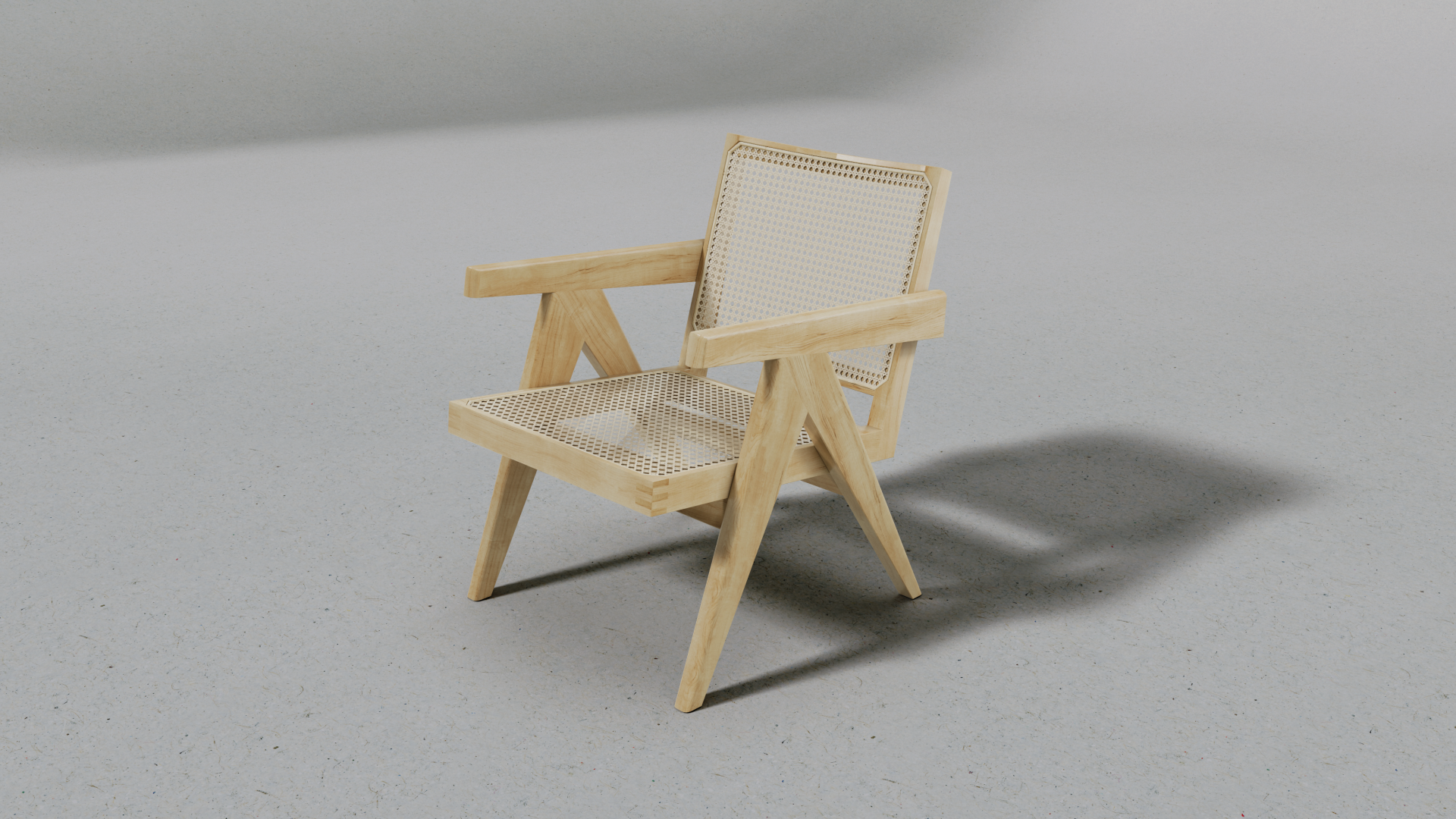 Triad Armchair, Light Wood