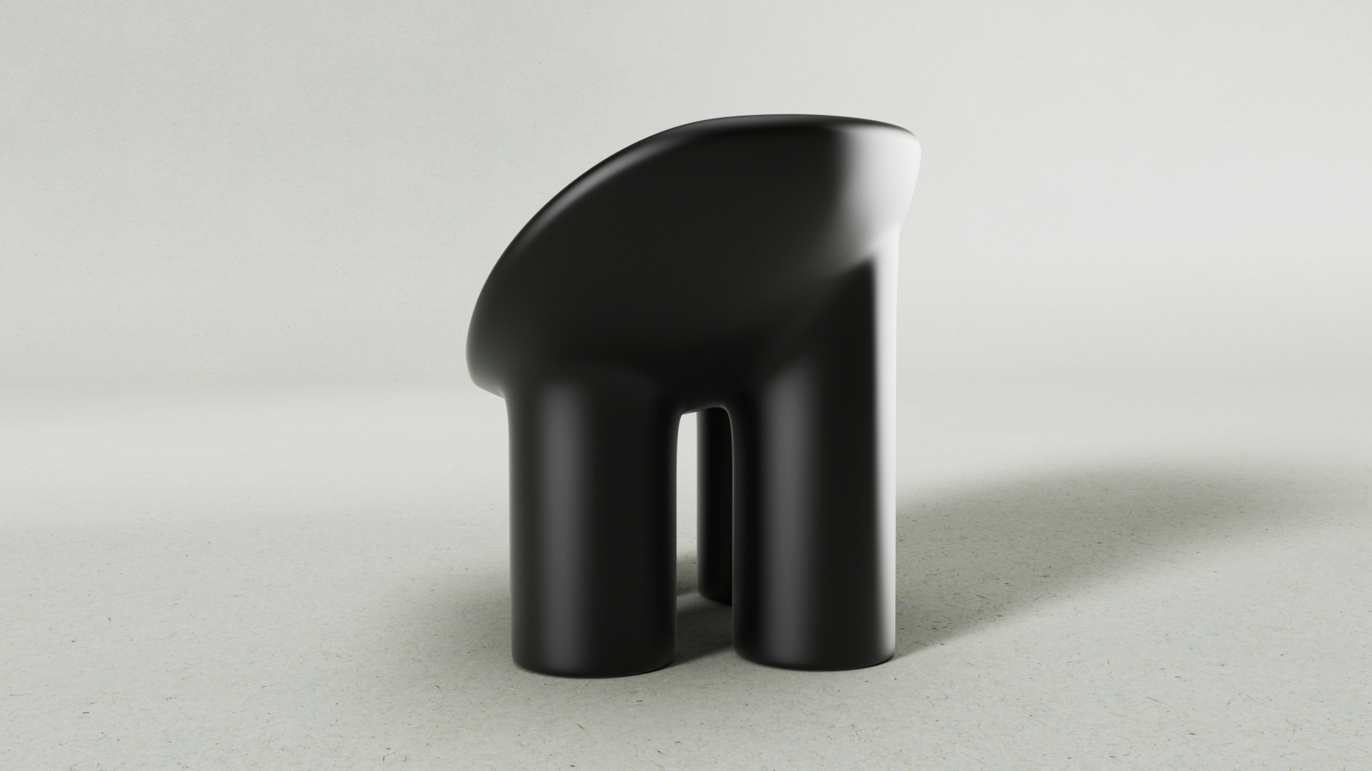 Big Bowl Chair, Black