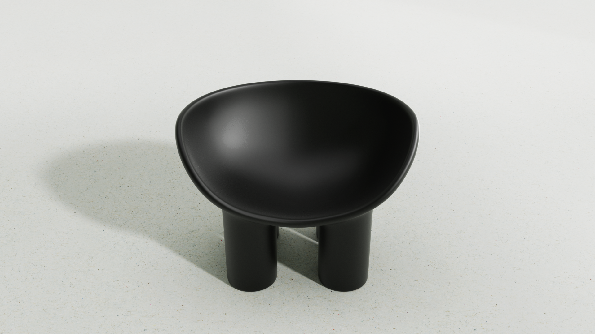 Big Bowl Chair, Black