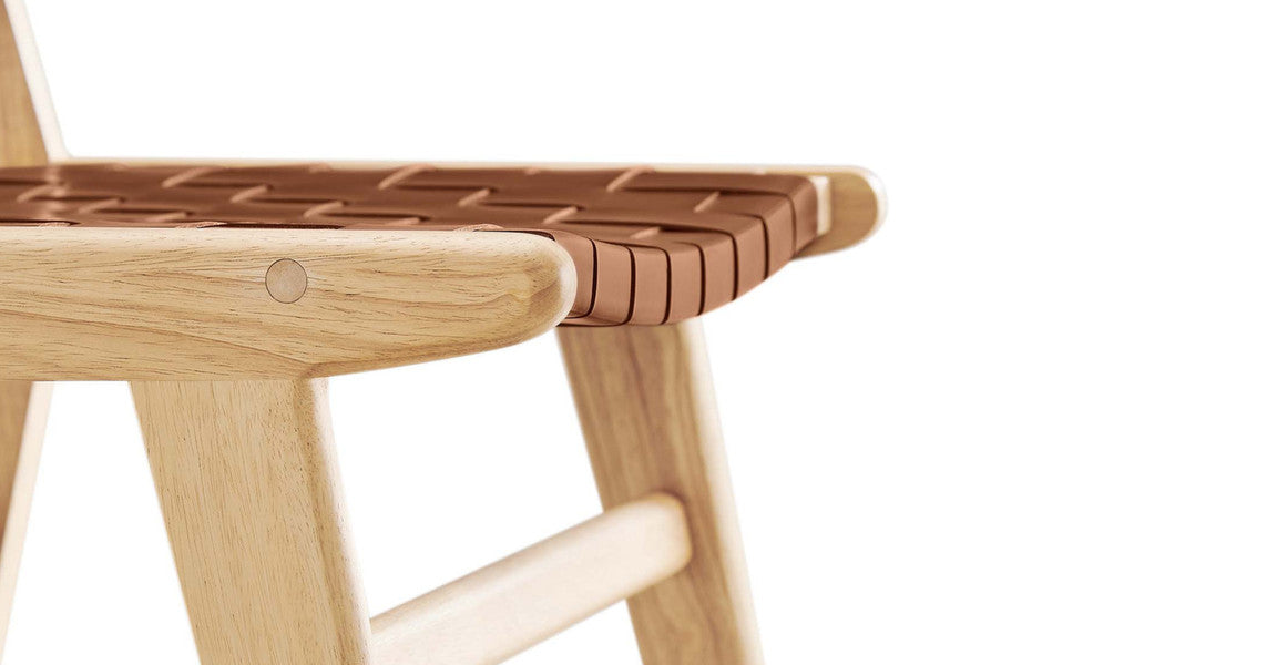 Saoirse Faux Leather Wood Dining Side Chair - Set of 2