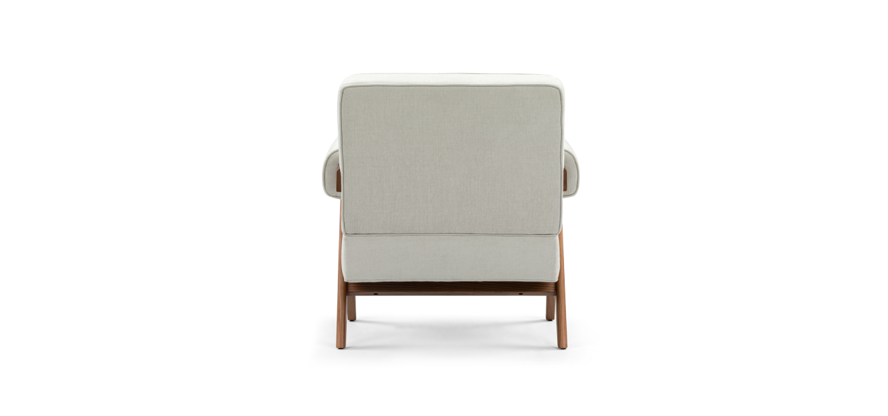 Jeanneret Capitol Complex Armchair, Performance Felt