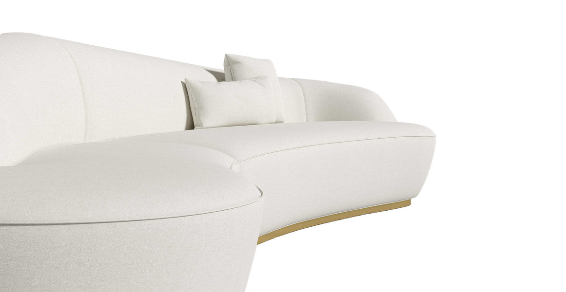 Reya Curved Sectional Sofa