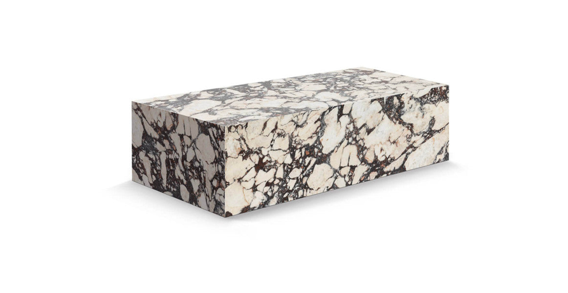 Copenhagen Marble Plinth Block Large Coffee Table