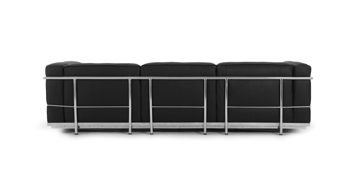 Cubist Grand Sofa, Aniline Leather, 3 Seater