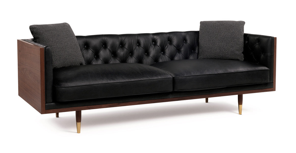 Woodrowy Neo 87" Leather Sofa
