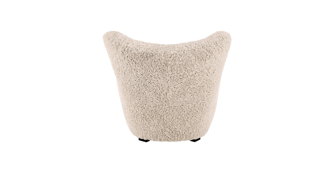 The Tired Man Sheepskin Lounge Chair & Footstool