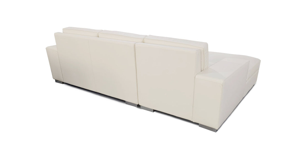 Cloudy Aniline Leather Sectional Sofa