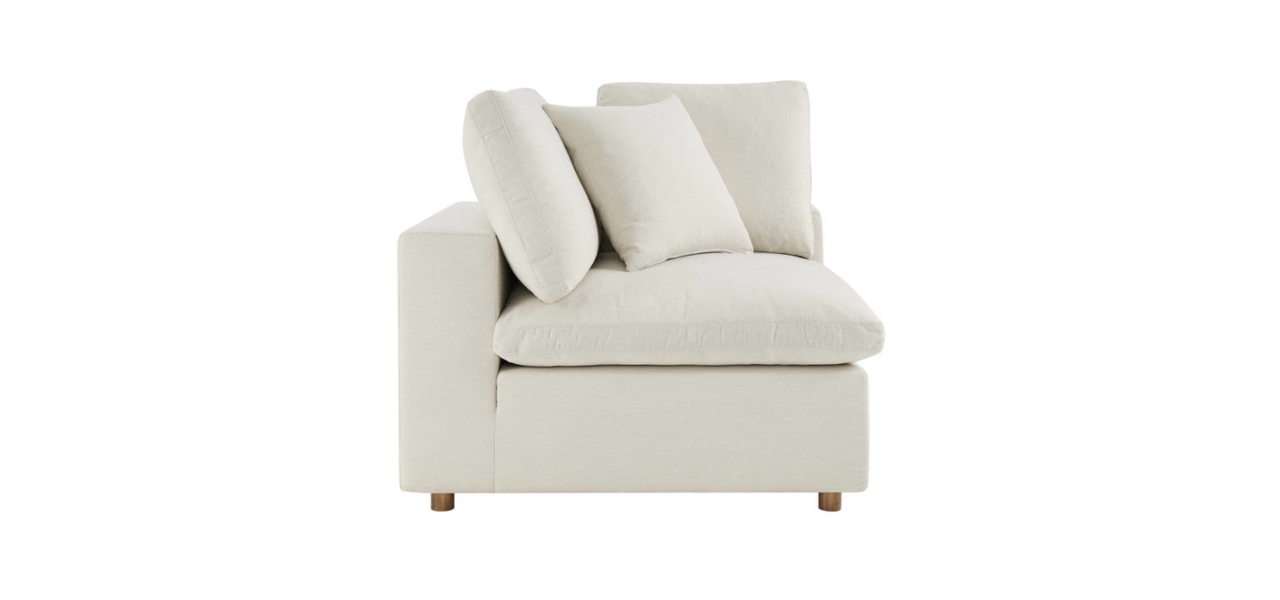 Commix Down Filled Overstuffed 4 Piece Sectional Sofa Set